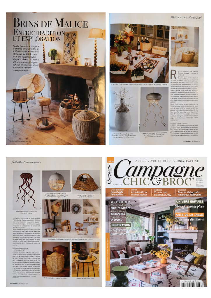 Article Vannerie Art Campagne Chic & Broc